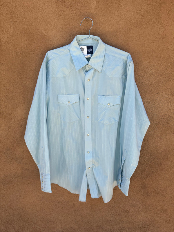 Light Blue, Lightweight Wrangler Pearl Snap Shirt