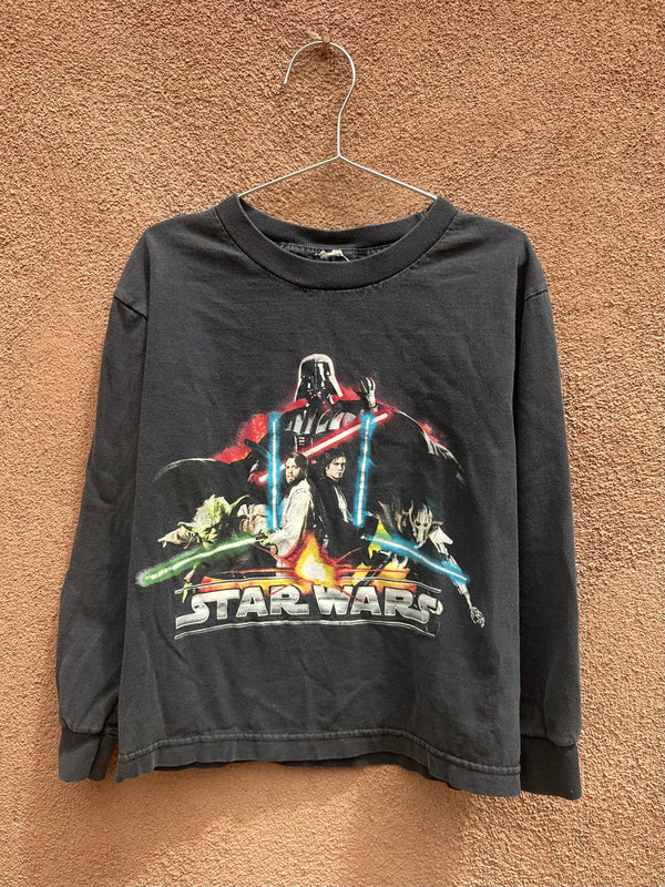 90's Star Wars Prequel Kid's Long Sleeve T-shirt