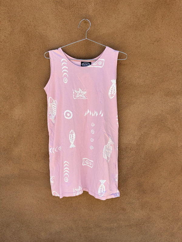Pink Long Tank by Exist Sports Line