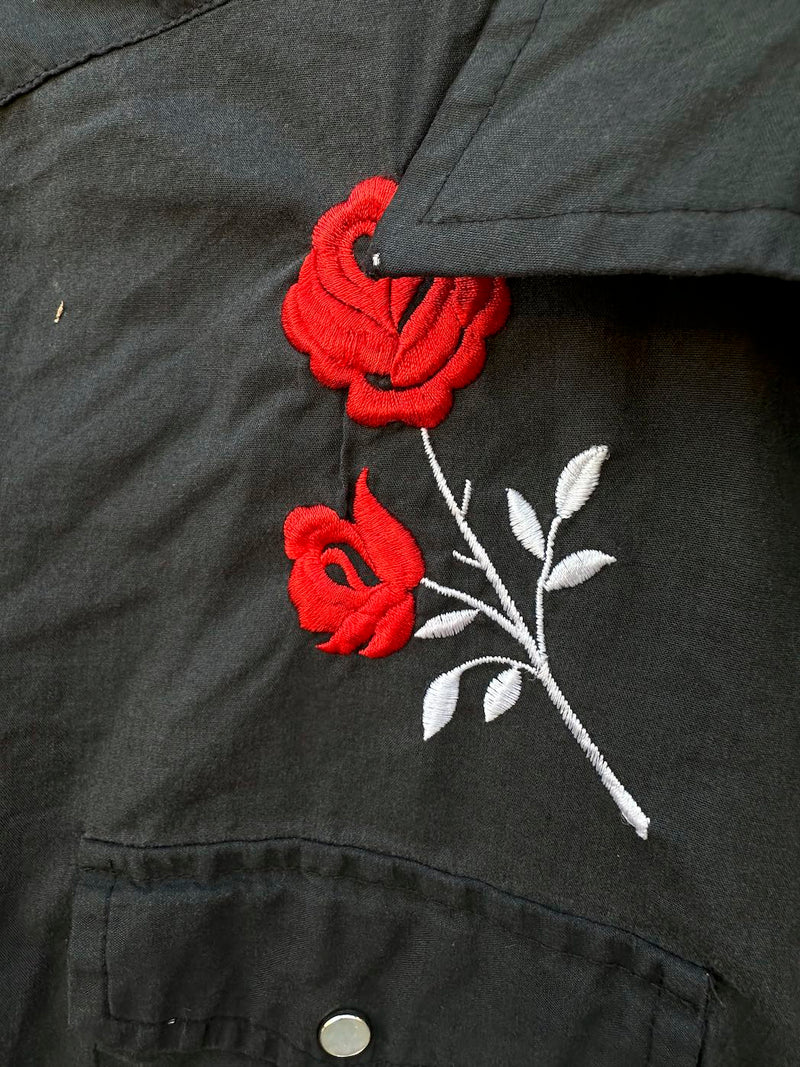 Authentic Western Youngbloods Rose Cowboy Shirt - as is