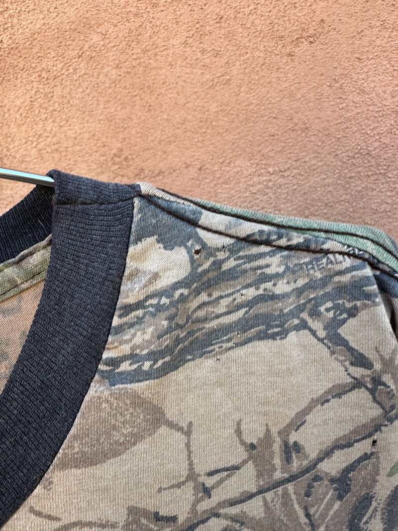 Neck Ringer Realtree Pocket T-shirt
