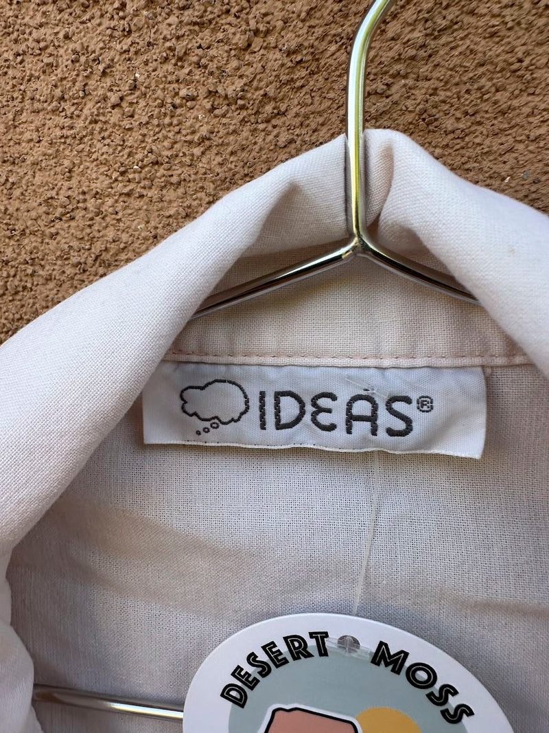 1980's Powder Pink Jumpsuit by IDEAS