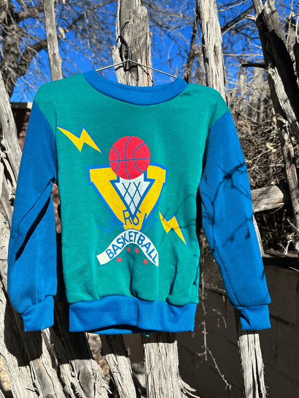 1980's Varsity Basketball Kid's Sweatshirt