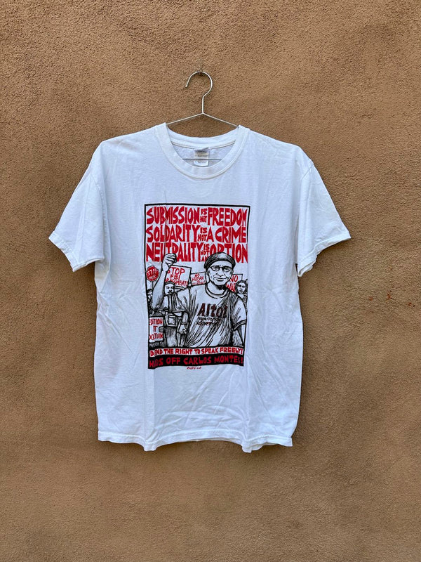 Carlos Montes Brown Beret T-shirt