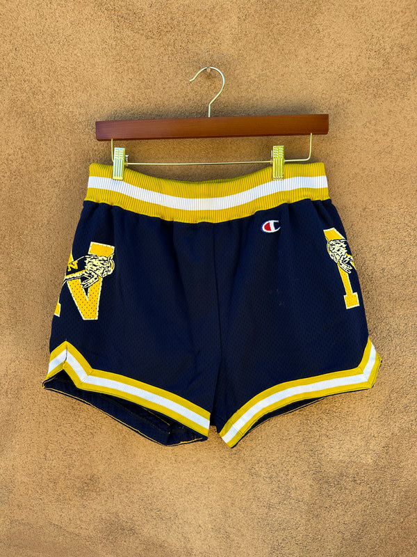 1980's Champion Navy Work Out Shorts