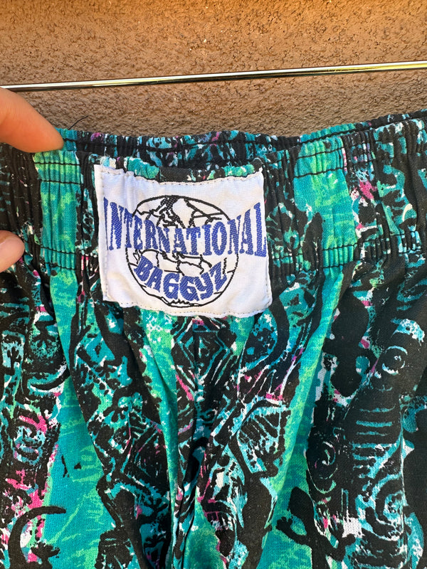 International Baggyz Gecko Print Pants