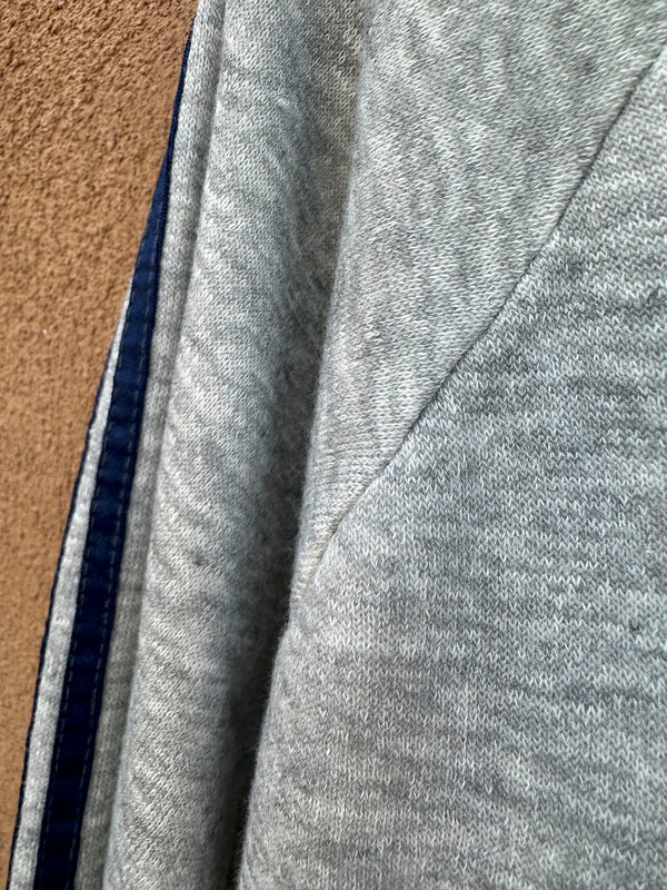 1970's Heather Gray V-neck Sweatshirt - Made in USA