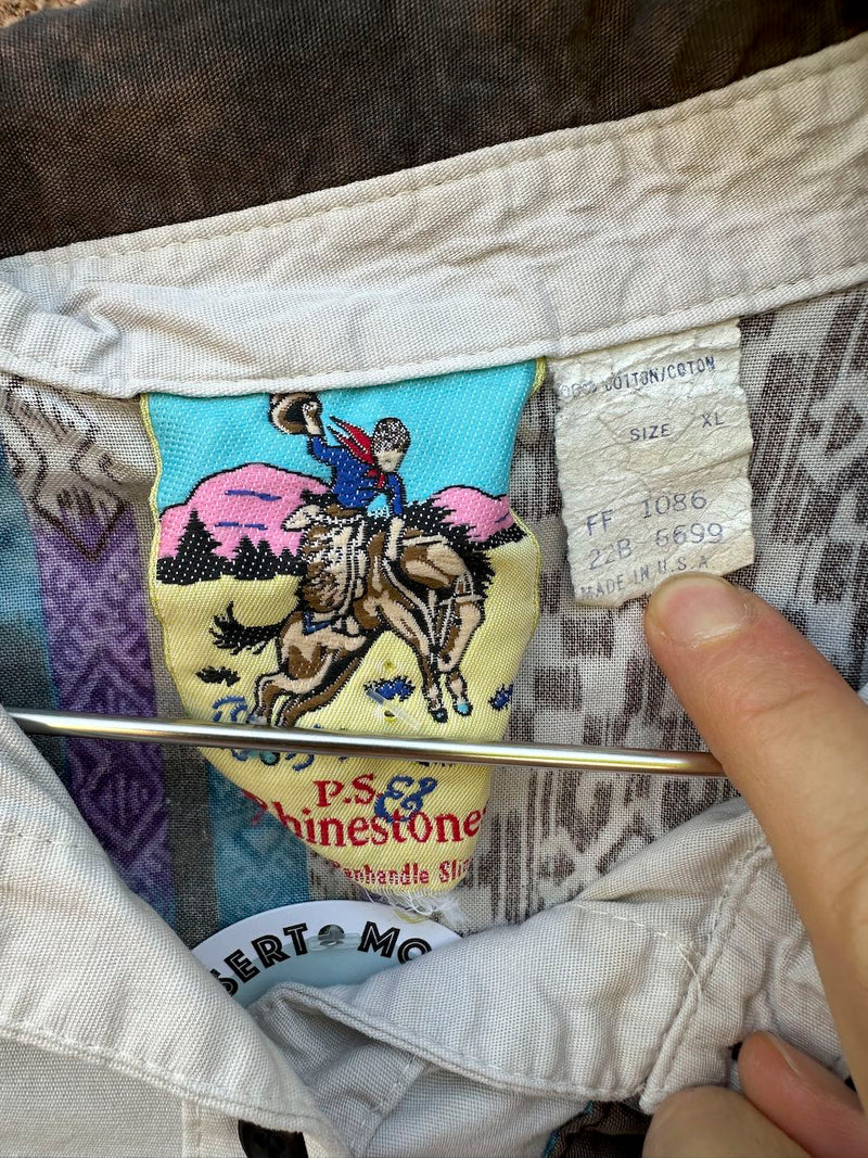 Worn Well P.S. & Rhinestone by Panhandle Slim Cowgirl Blouse