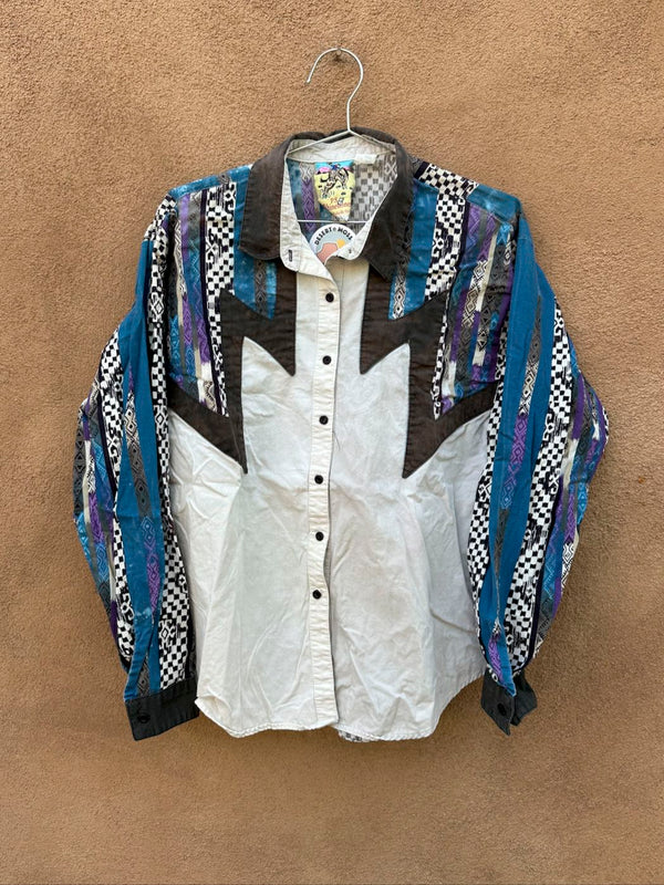 Worn Well P.S. & Rhinestone by Panhandle Slim Cowgirl Blouse