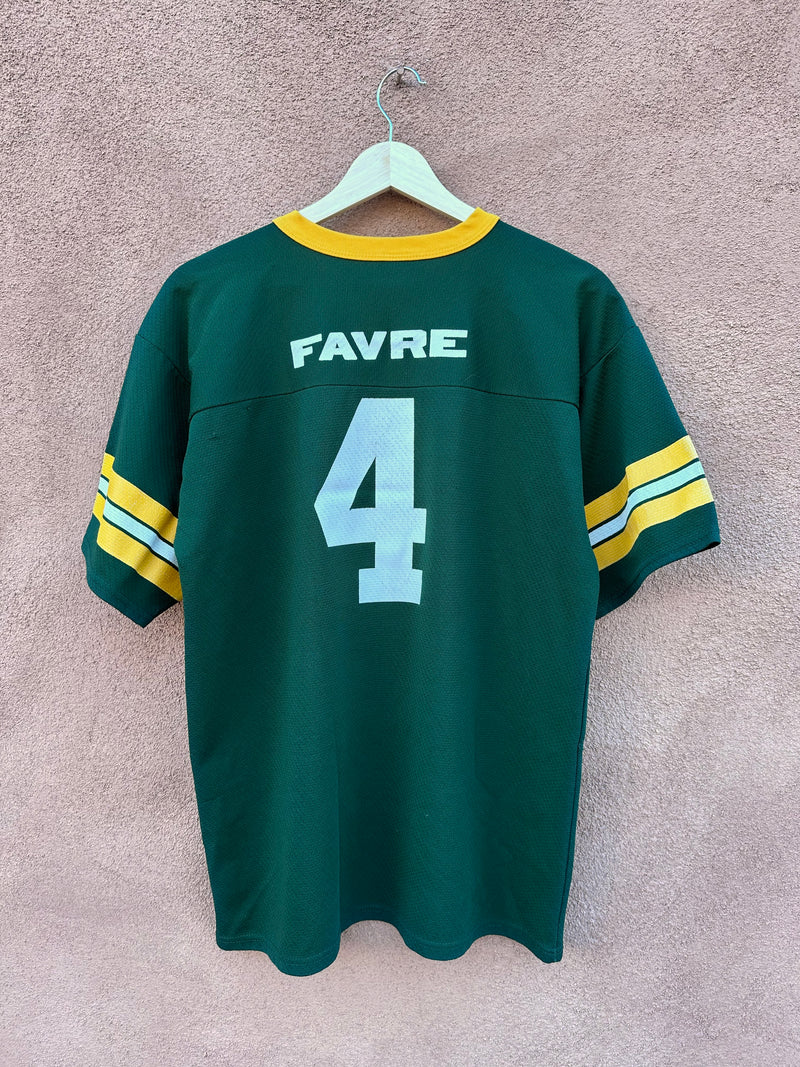 Logo 7 Brett Favre Green Bay Packers Jersey