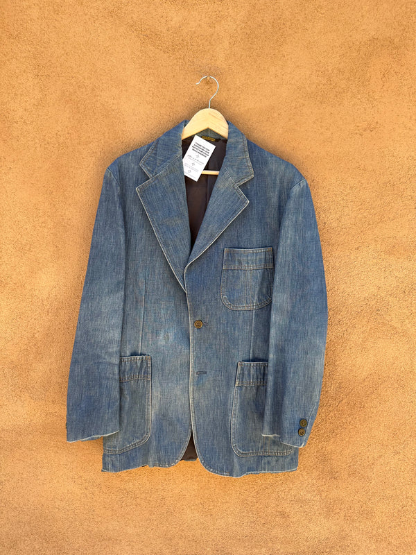 Levi's Panatela Denim Blazer - 1970's Era - As is