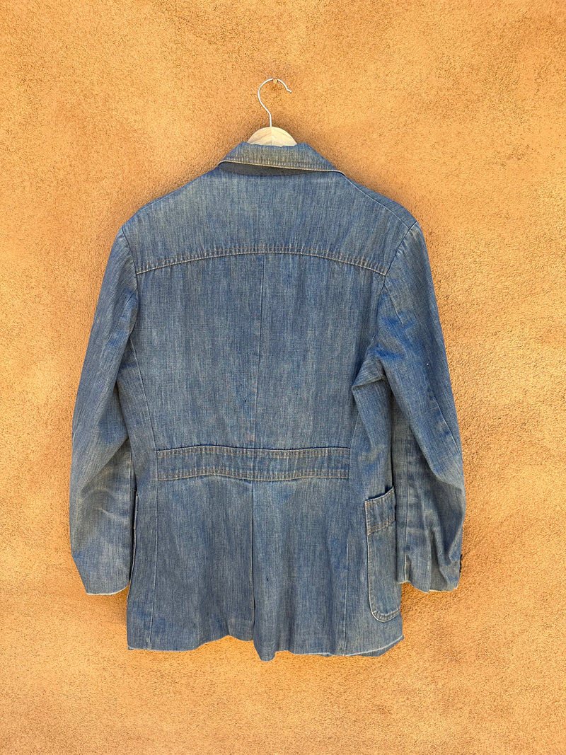 Levi's Pantela Denim Blazer - 1970's Era - As is