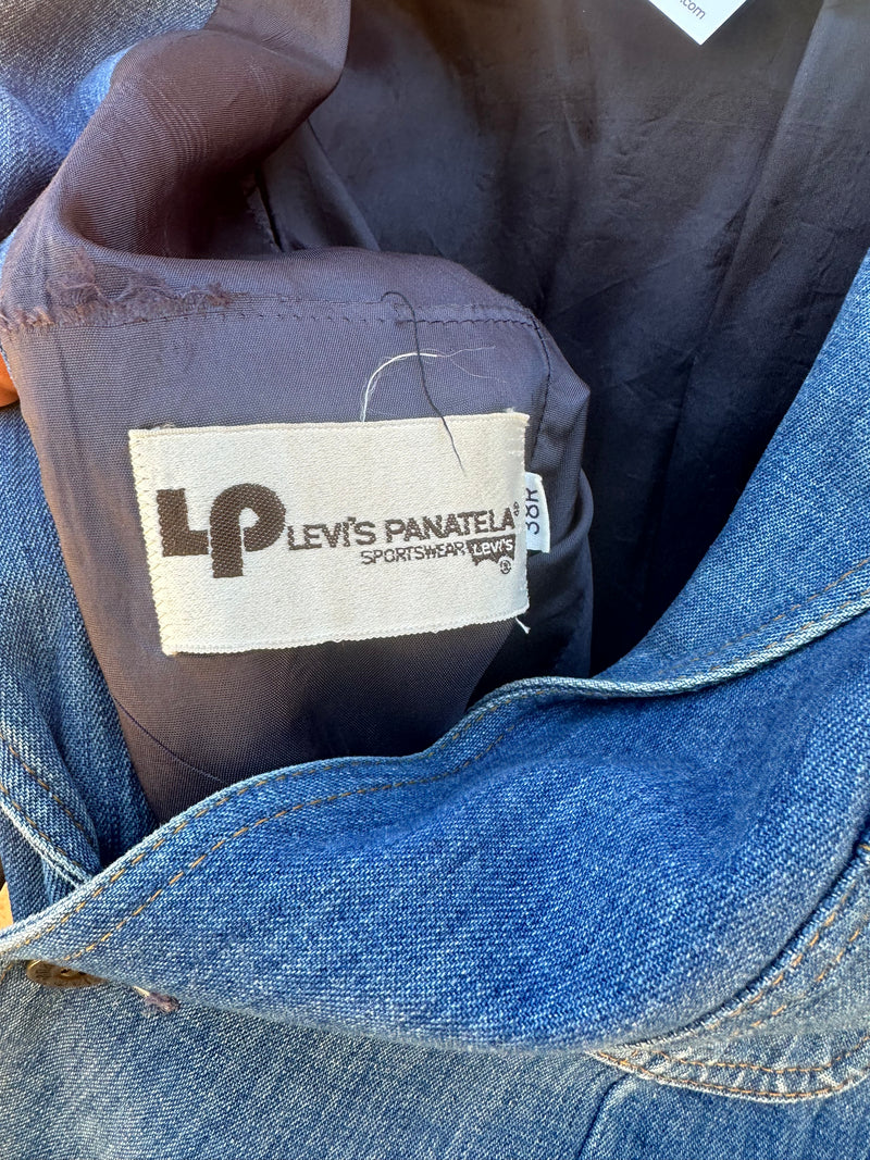 Levi's Panatela Denim Blazer - 1970's Era - As is