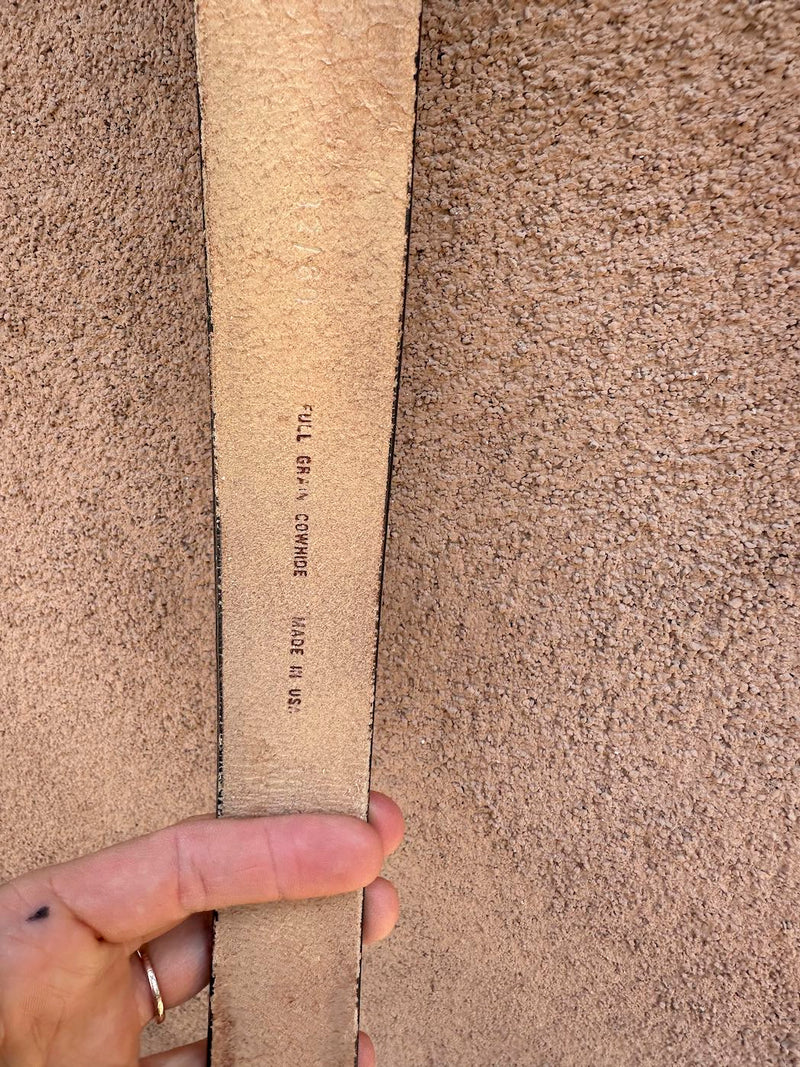 Beat Up Ol' Western Leather Belt