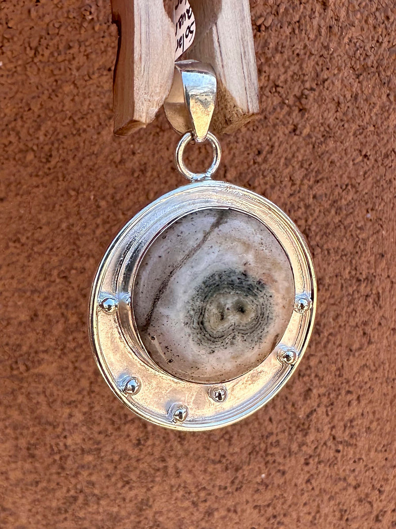 Solar Quartz Sterling Silver Pendant