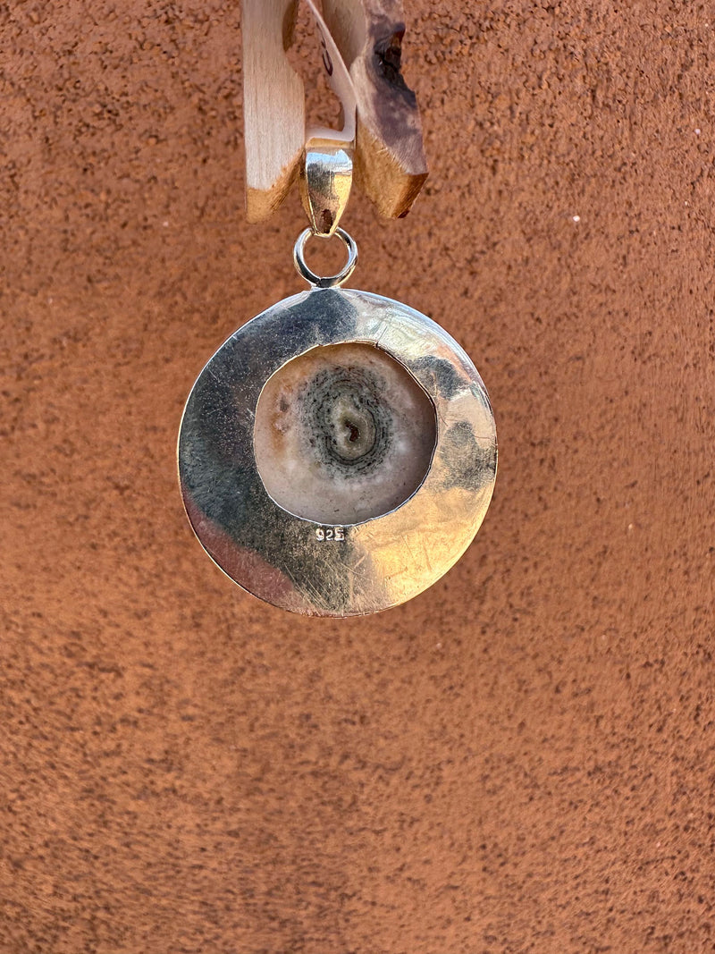 Solar Quartz Sterling Silver Pendant