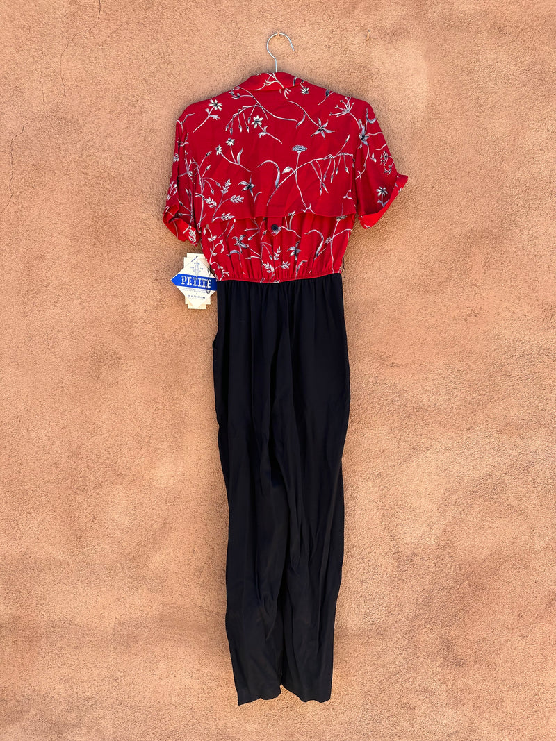 Danny & Nicole Rayon Floral Romper/Jumpsuit - 6