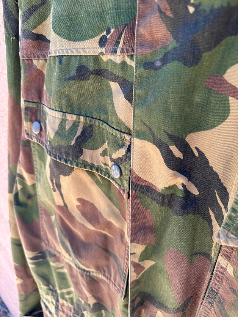 German Military Camo Field Jacket - as is