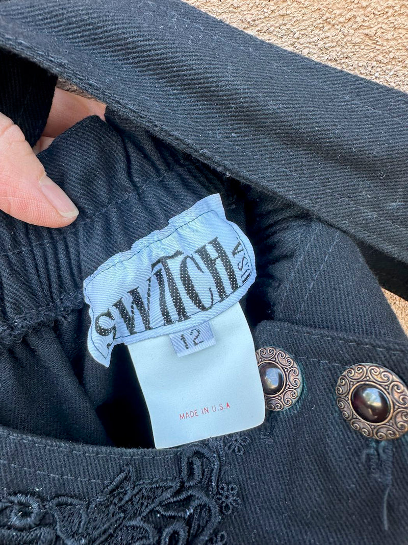 Switch USA Girl's Western Jacket and Dress, 100% Cotton Denim