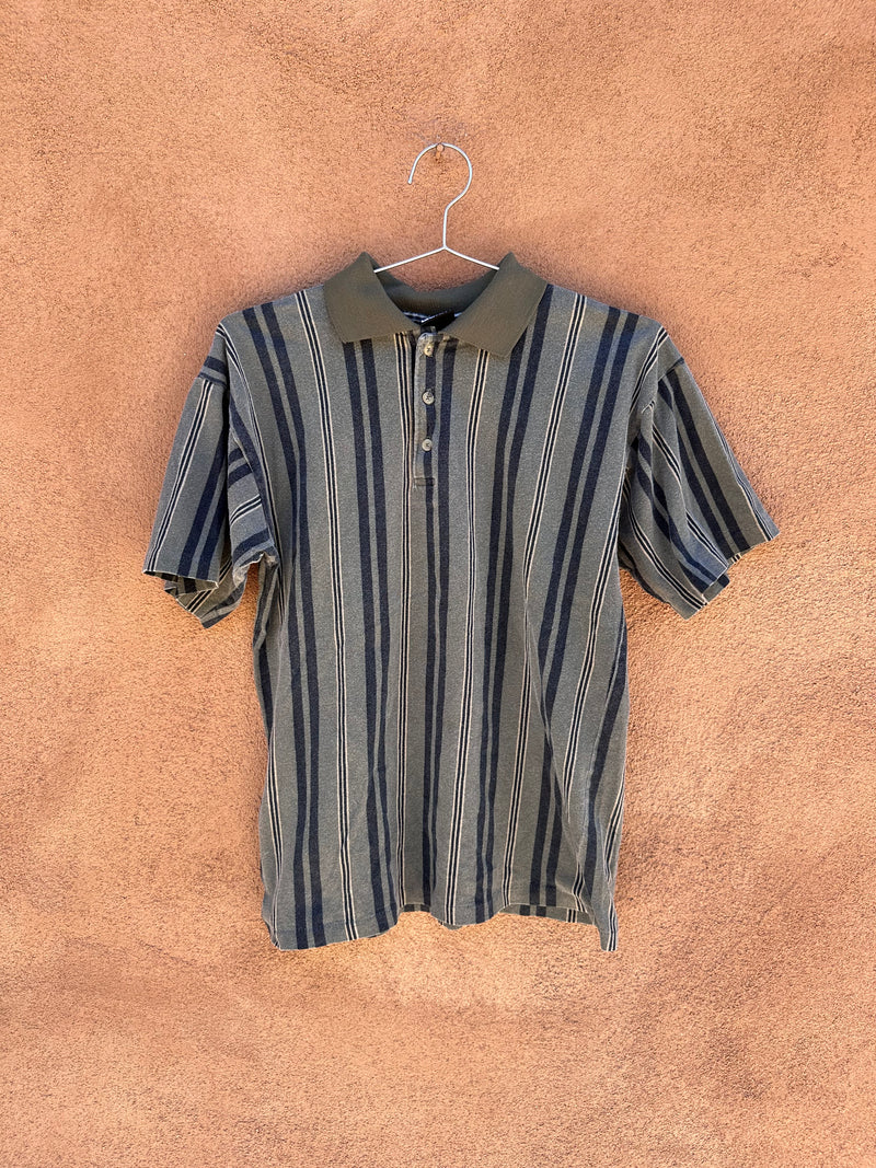 Garan Striped Polo Shirt