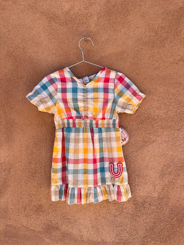 Plaid Kid's 3T Dress by Wrangler