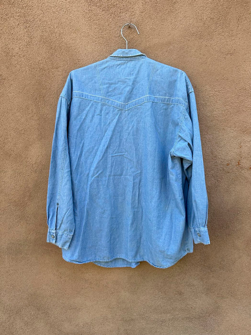 1990's Levi's Silver Tab Western Style Button Snap Shirt