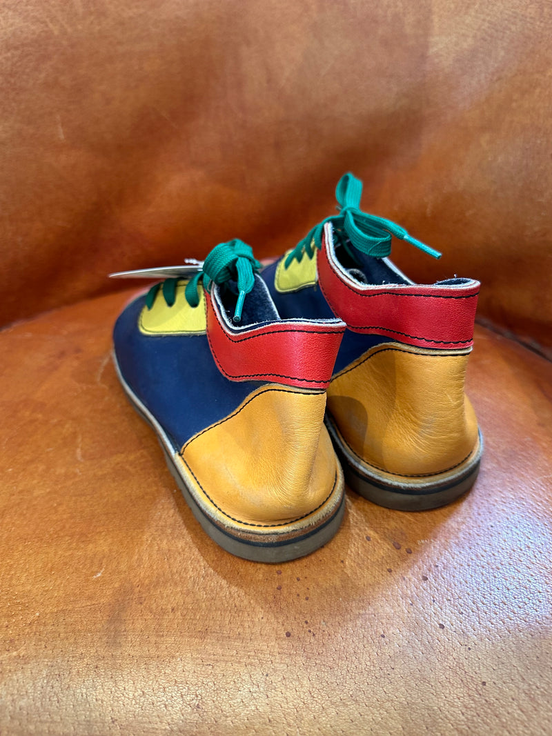 Hand Made, Hand Painted Funky Ankle Boots 7.5/8