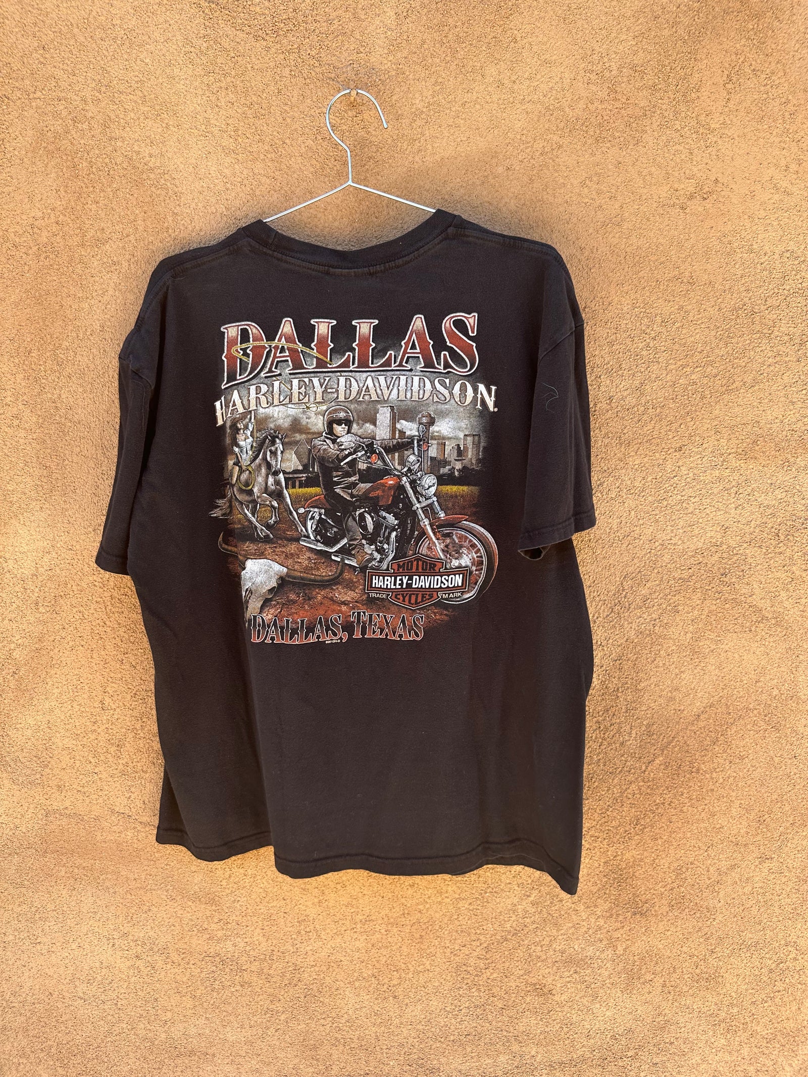 Harley-Davidson Tシャツ ボーネ テキサス Kickin' Ass Texas Harley Davidson T-shirt – DESERT MOSS VINTAGE