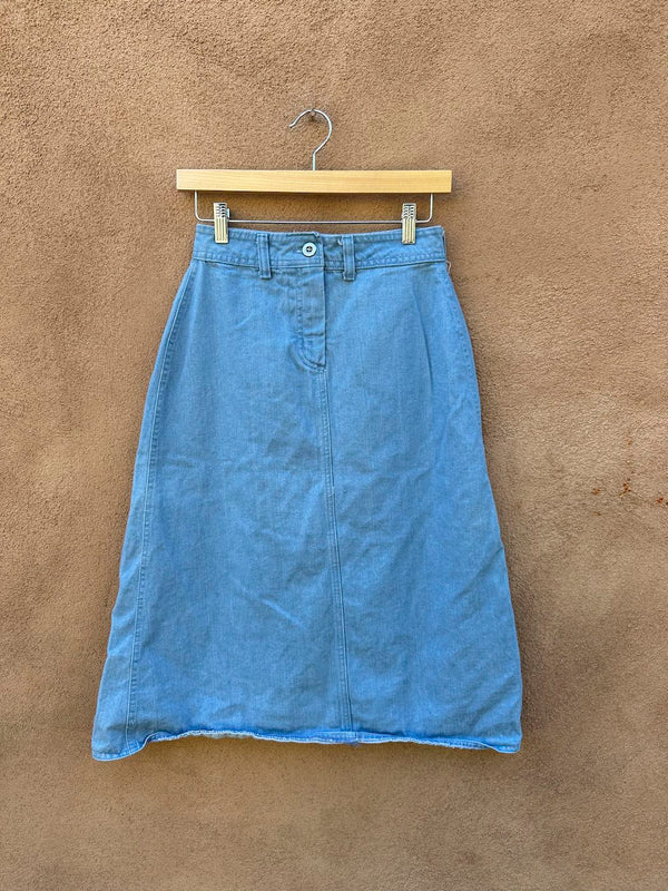 1970's Era Skirt with Red Piping on Pockets, 24" waist
