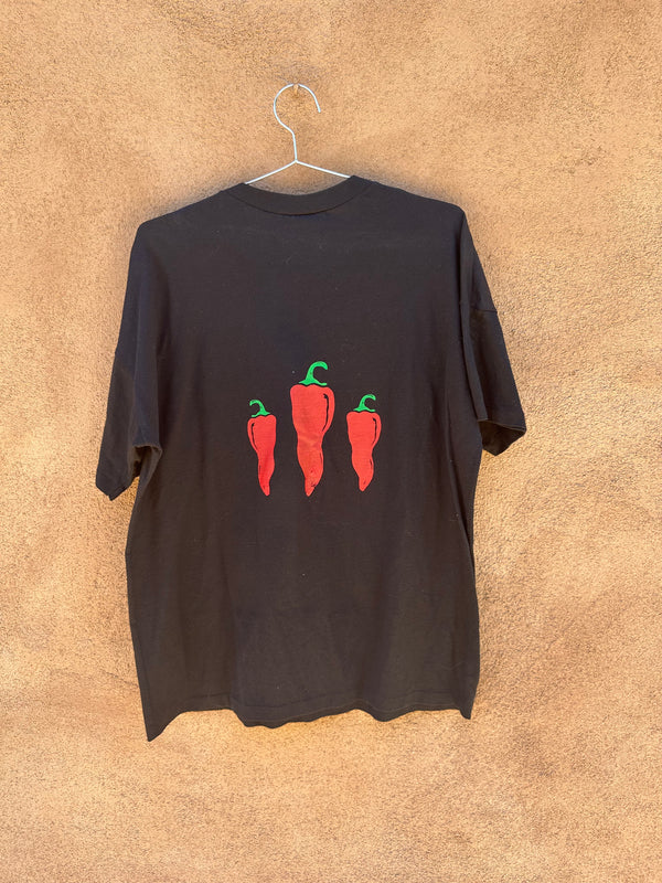 So Hot Neon on Black Red Chile Tee