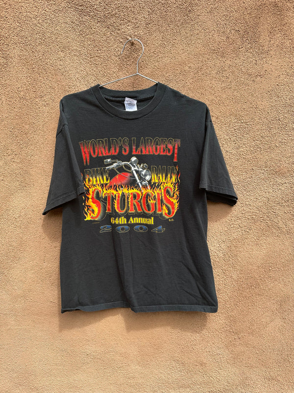 2004 World's Largest Sturgis Bike Rally Tour Tee