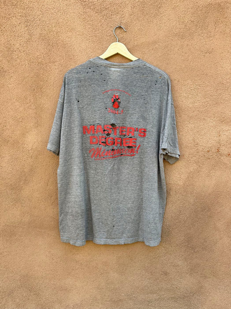 Thrashed University of New Mexico T-shirt