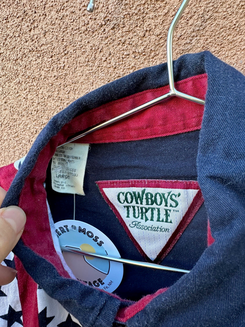 Americana Cowboys' Turtle Cotton Shirt