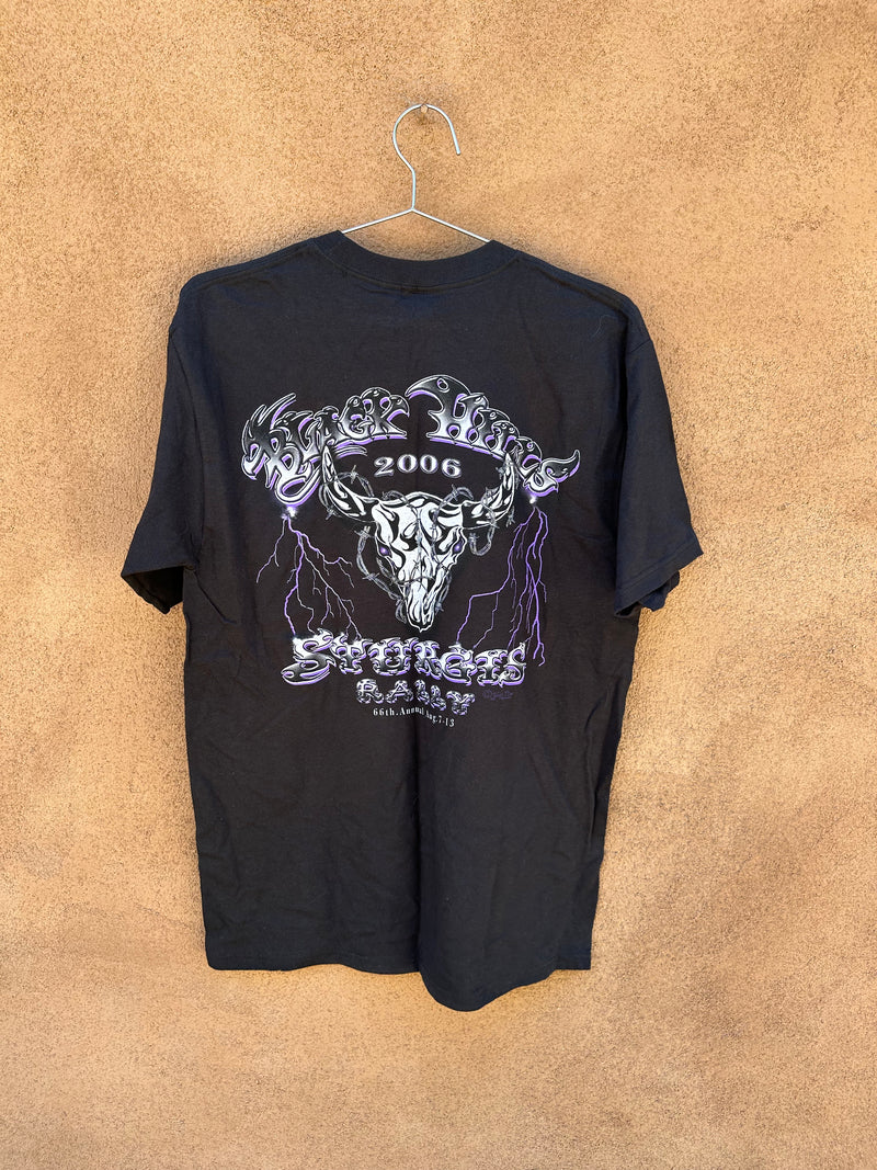 2006 Black Hills Rally Sturgis Tee (silver/purple)