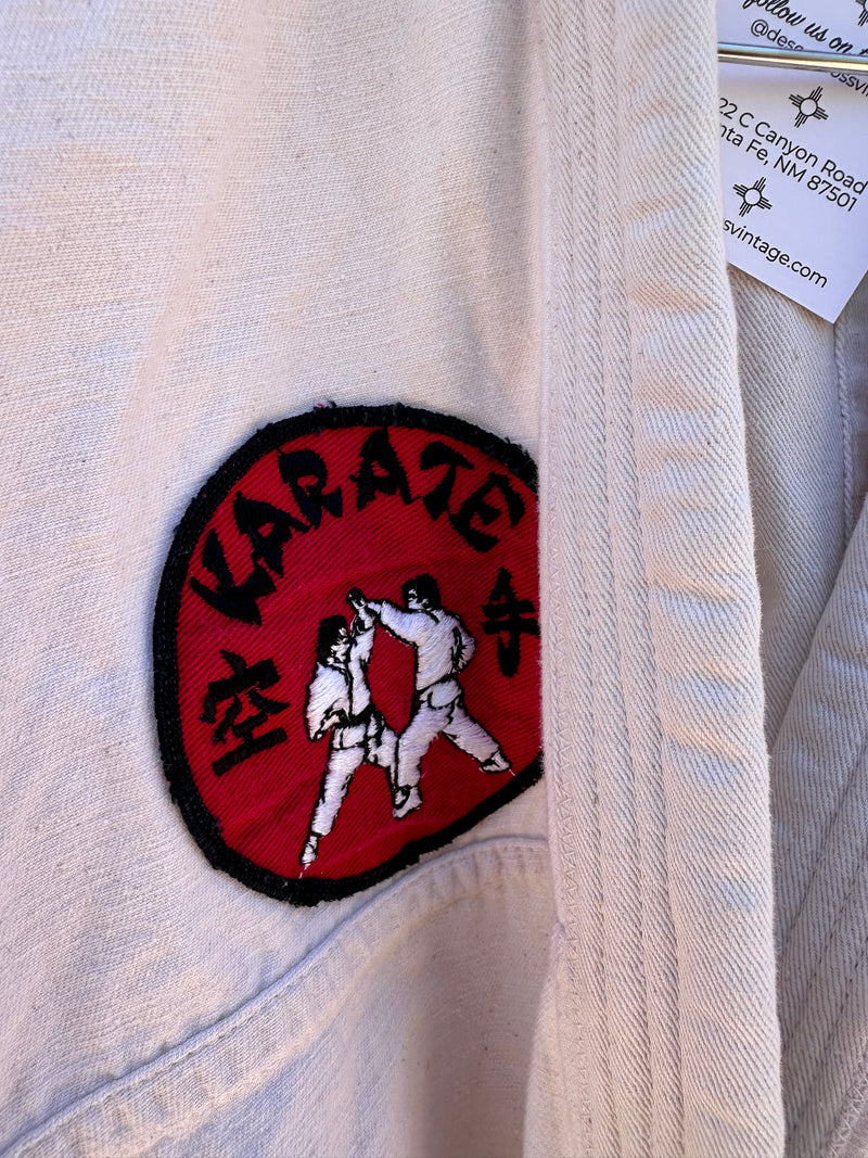 Thick Cotton Canvas Gi with Karate Patch Matsuru