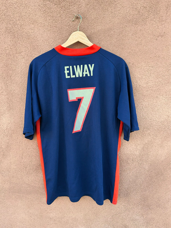John Elway Logo 7 90's Denver Broncos Jersey