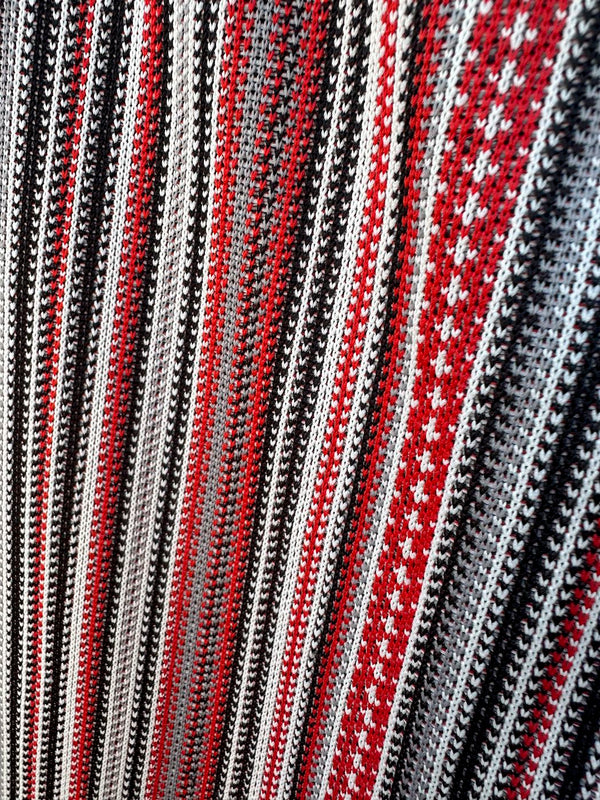 1960's Double Knit Polyester Striped Trousers