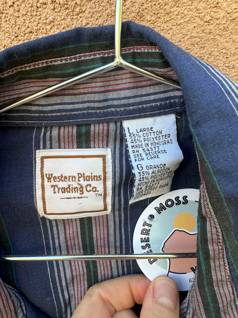 Western Plains Trading Co. Striped Cowboy Shirt