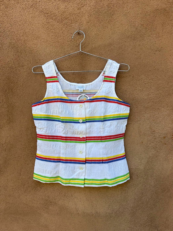 American Golfer Tank Top Blouse