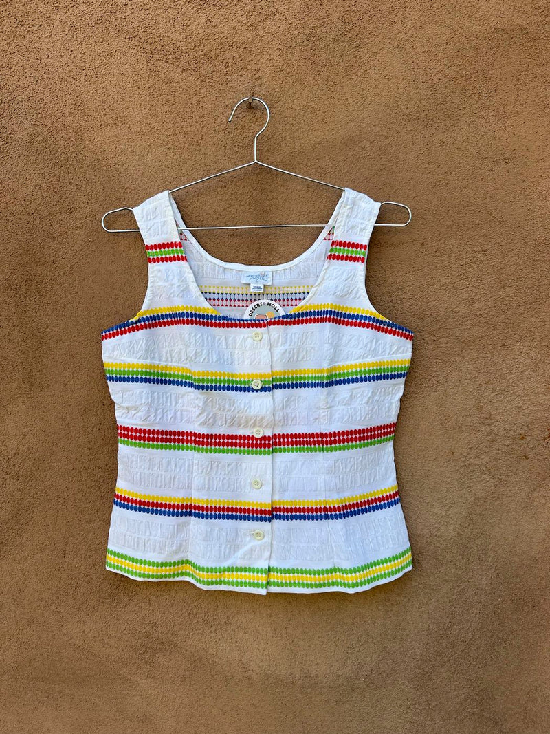 American Golfer Tank Top Blouse