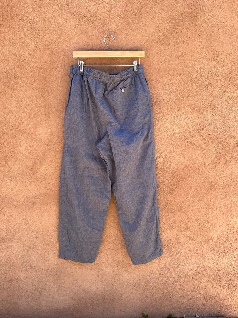 Light Weight Gray Cotton Calvin Klein Pants