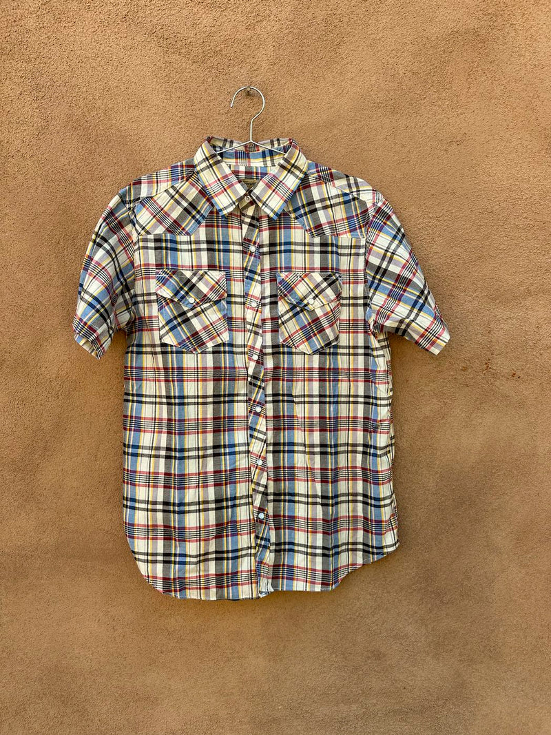 North Westwood Plaid Pearl Snap Western Shirt
