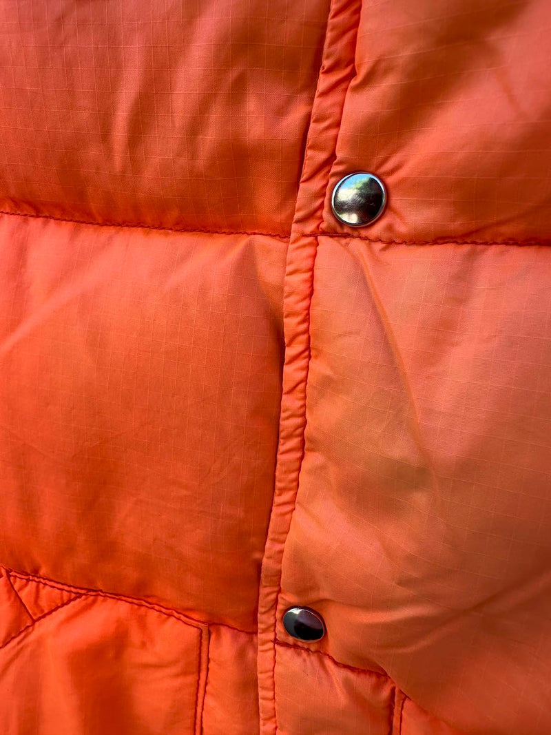 1970's Hunter Orange Ski Tek Vest - as is