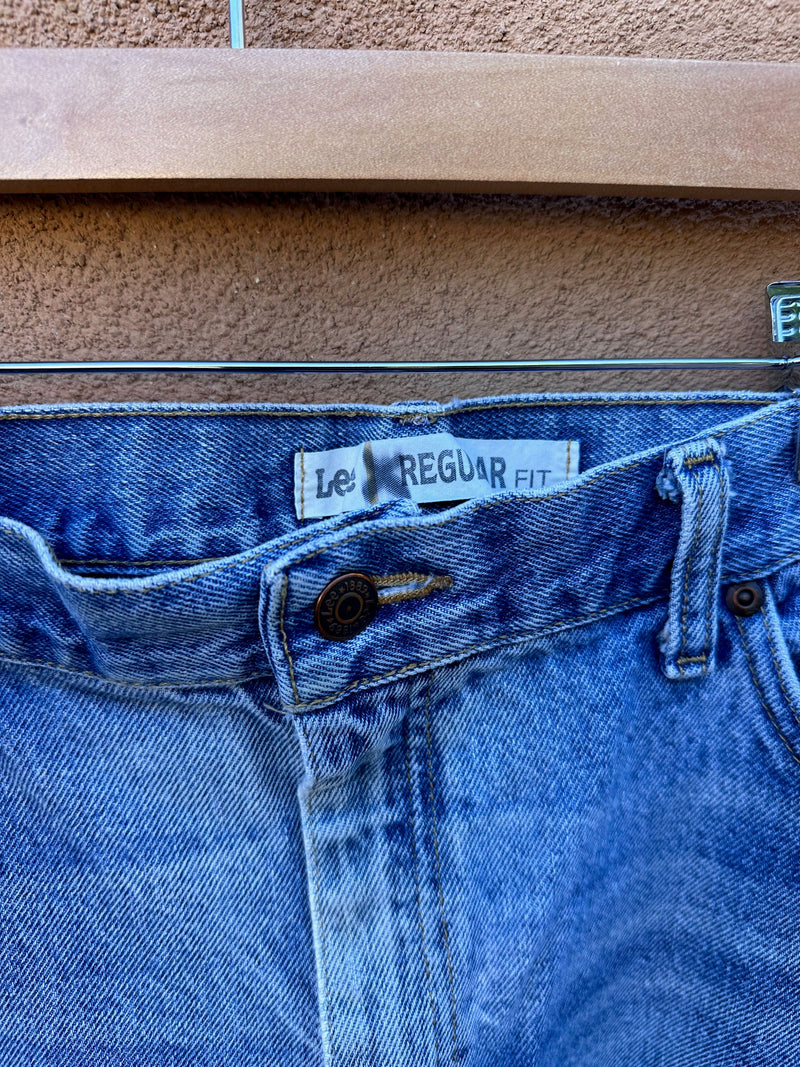 Loose Straight Leg Lee Jeans 42 x 29