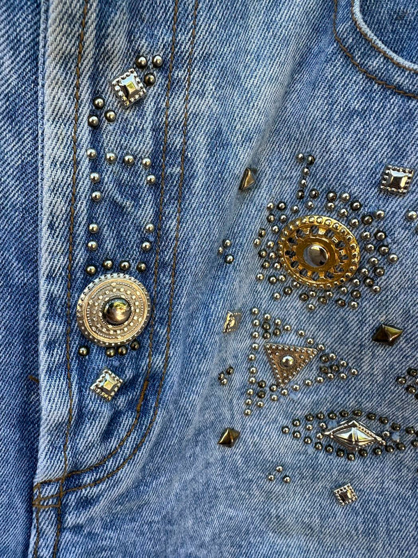 Dakota Blue Bedazzled Western Jeans, 11