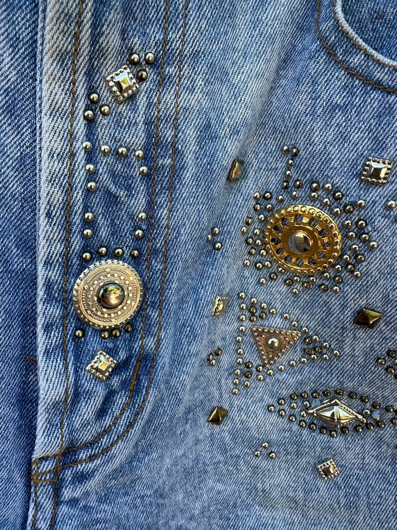 Dakota Blue Bedazzled Western Jeans, 11