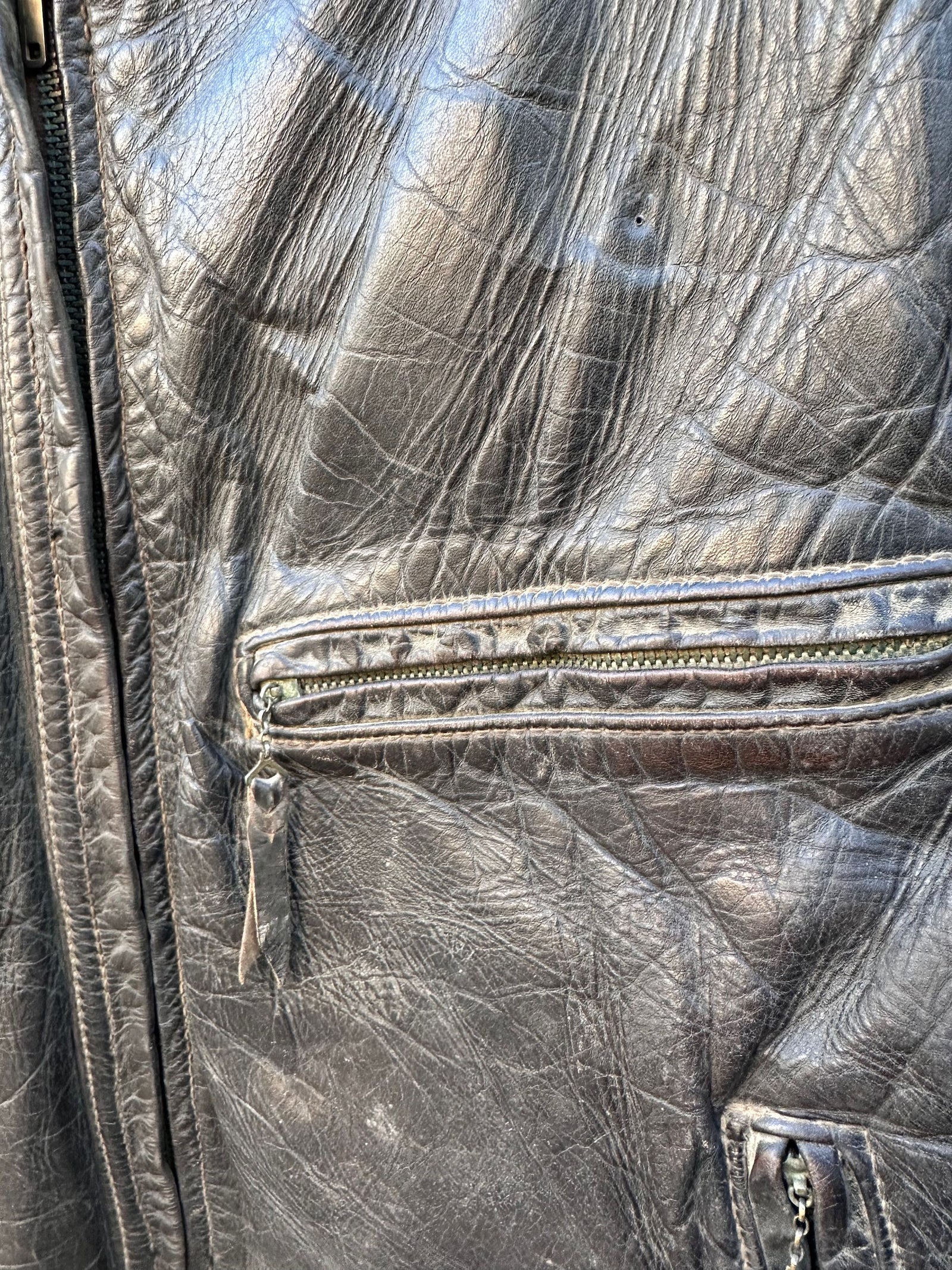 Vintage 1960's Langlitz Leathers Padded Cascade Jacket