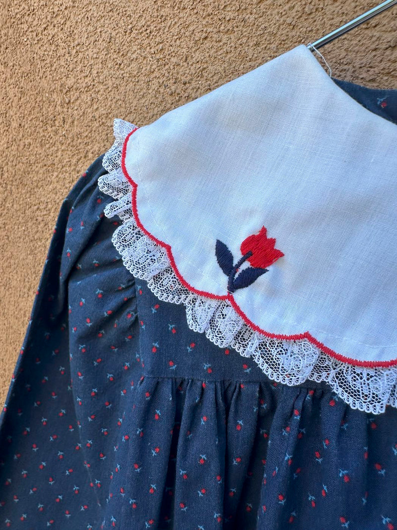 Peaches & Cream Girl's 1960's Prairie Dress