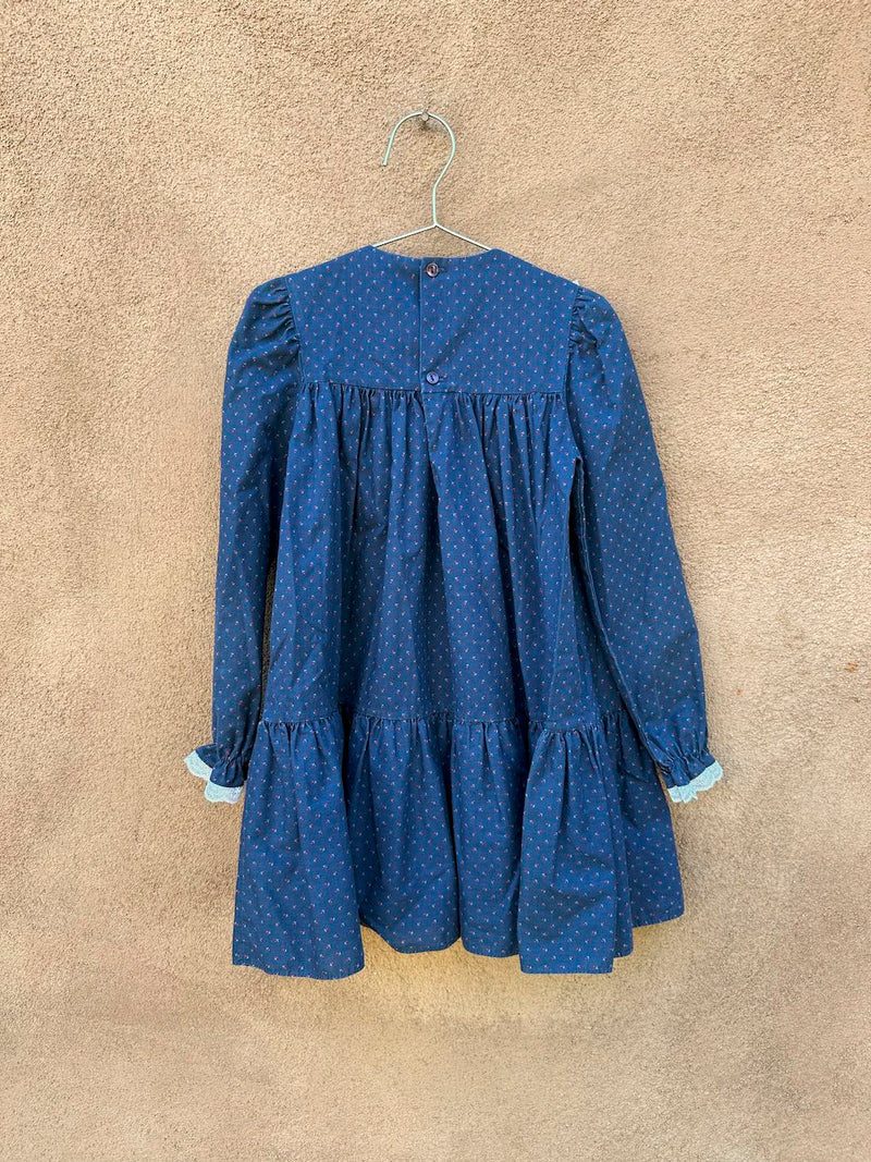 Peaches & Cream Girl's 1960's Prairie Dress