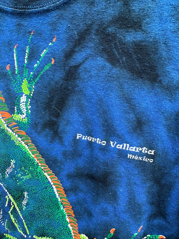 Puerto Vallarta Iguana Tie Dye T-shirt